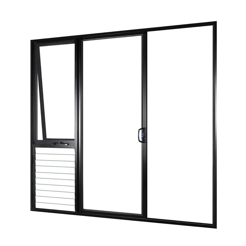 Free sample simple design aluminum sliding window high security toilet door bathroom