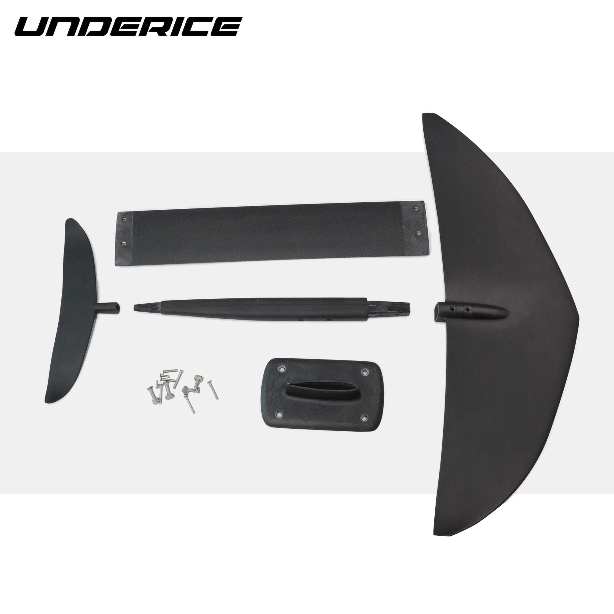 Underice Watersports Carbon Coated Aluminum Alloy Surf Wing Foil With Box Mast Screw Pro Surf Sup Wind Kite Foil Hyfrofoil