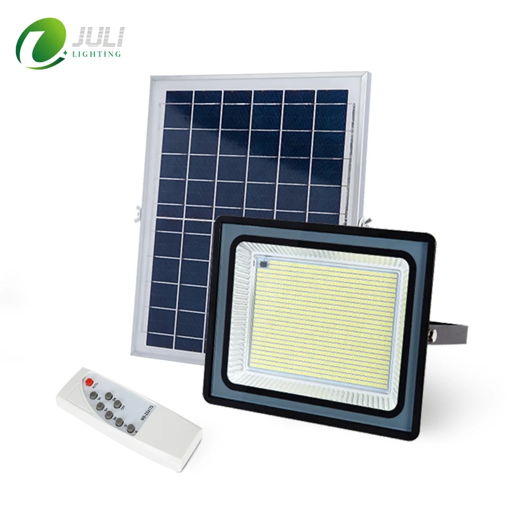 Factory Wholesale OEM Garden Security Solar Powered Floodlight 100W 200W Led Grid Solar Flood Light