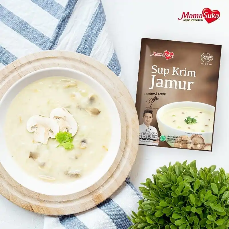 
Instant cream soup powder Corn, Chicken, Mushroom 