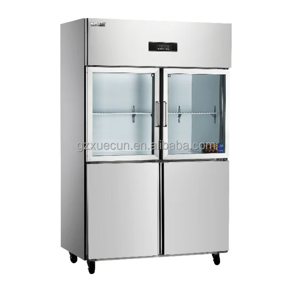 Кухонное оборудование холодильник 2 двери 4 коммерческое холодильное coolerCFR-20D2F из нержавеющей стали (HB)/CFR-40D4F(HB)