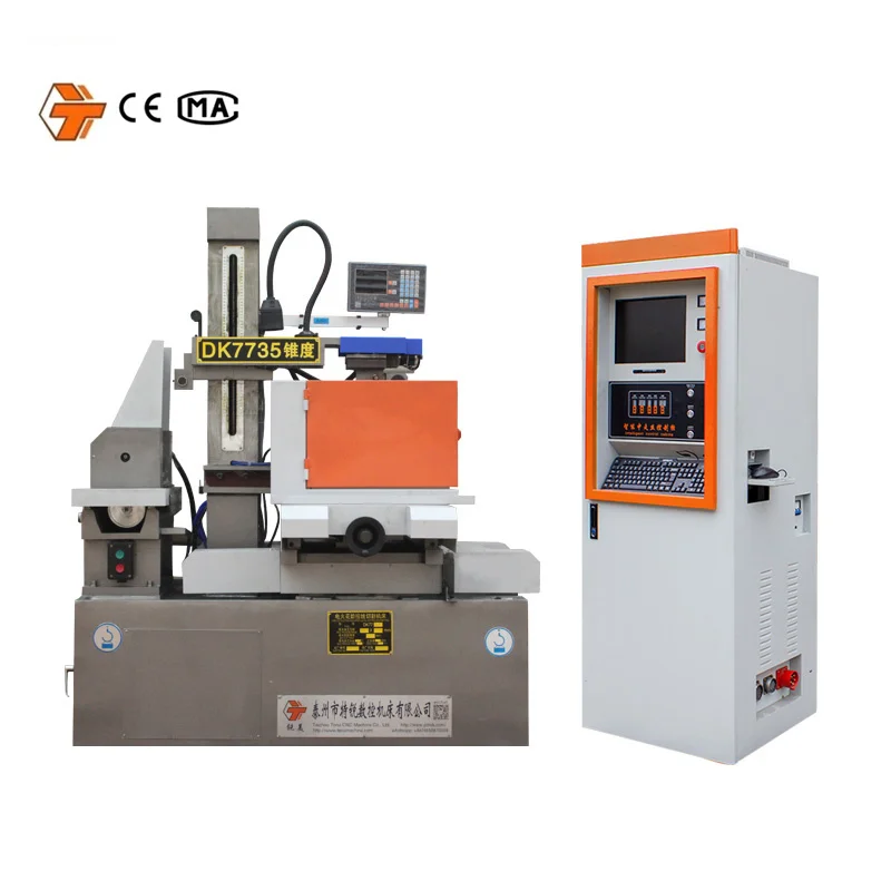 DK7735 low price high speed cnc wire cut edm machine