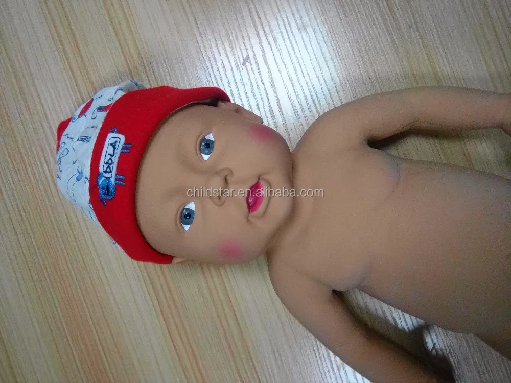 Natural Rubber Soft Body Baby Dolls With Romper, Hat in Gift Box - Doll Pacifier Included -Toy Dolls for Boys and Toddlers