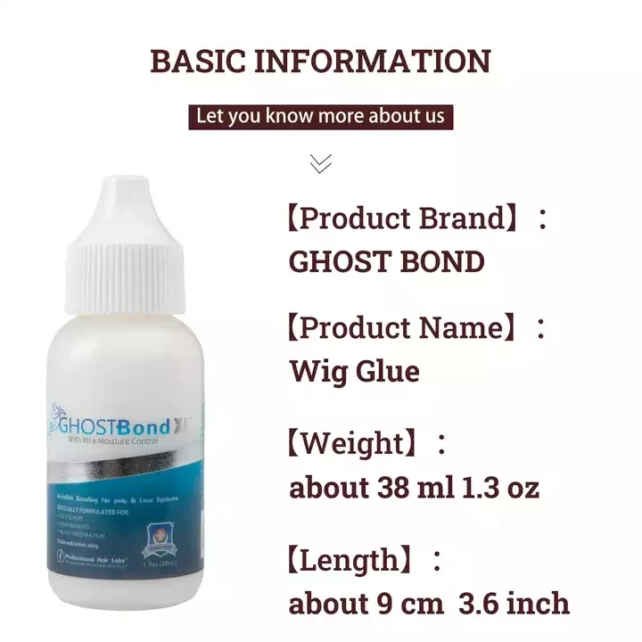 Private Label Imported High Quality Hair Glue Waterproof Strong Hold Wig Glue Adhesive Wig Lace Glue