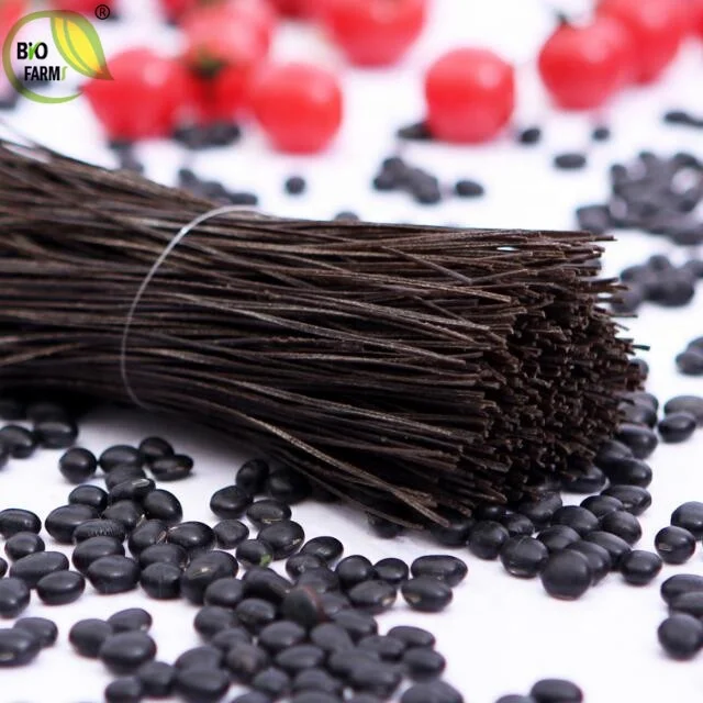 High protein 100%organic black bean dry pasta instant noodle