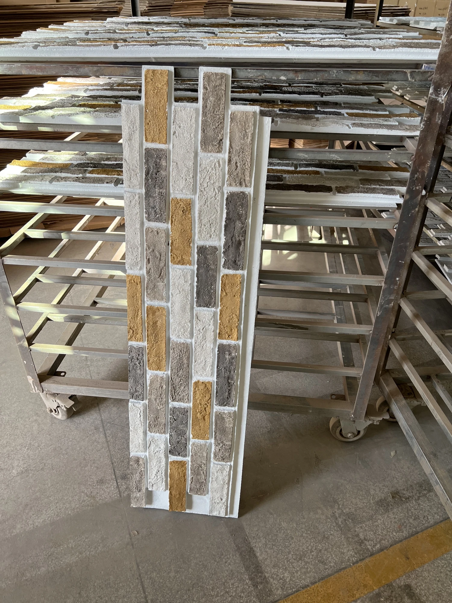 faux white brick veneer wall panels