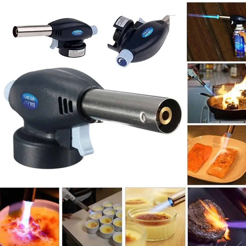 kitchen Metal Flame Bbq Heating Ignition burner Butane Camping Welding Torch Gun cooking butane igniter welding torch