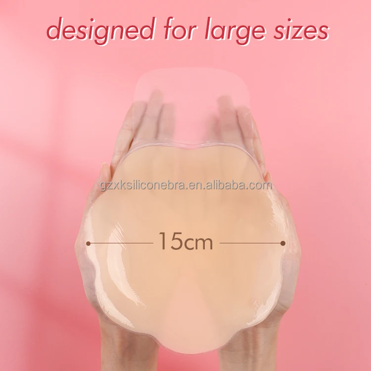 15cm silicone nipple cover push up boobs waterproof plus size for large breast silicone nipple covers