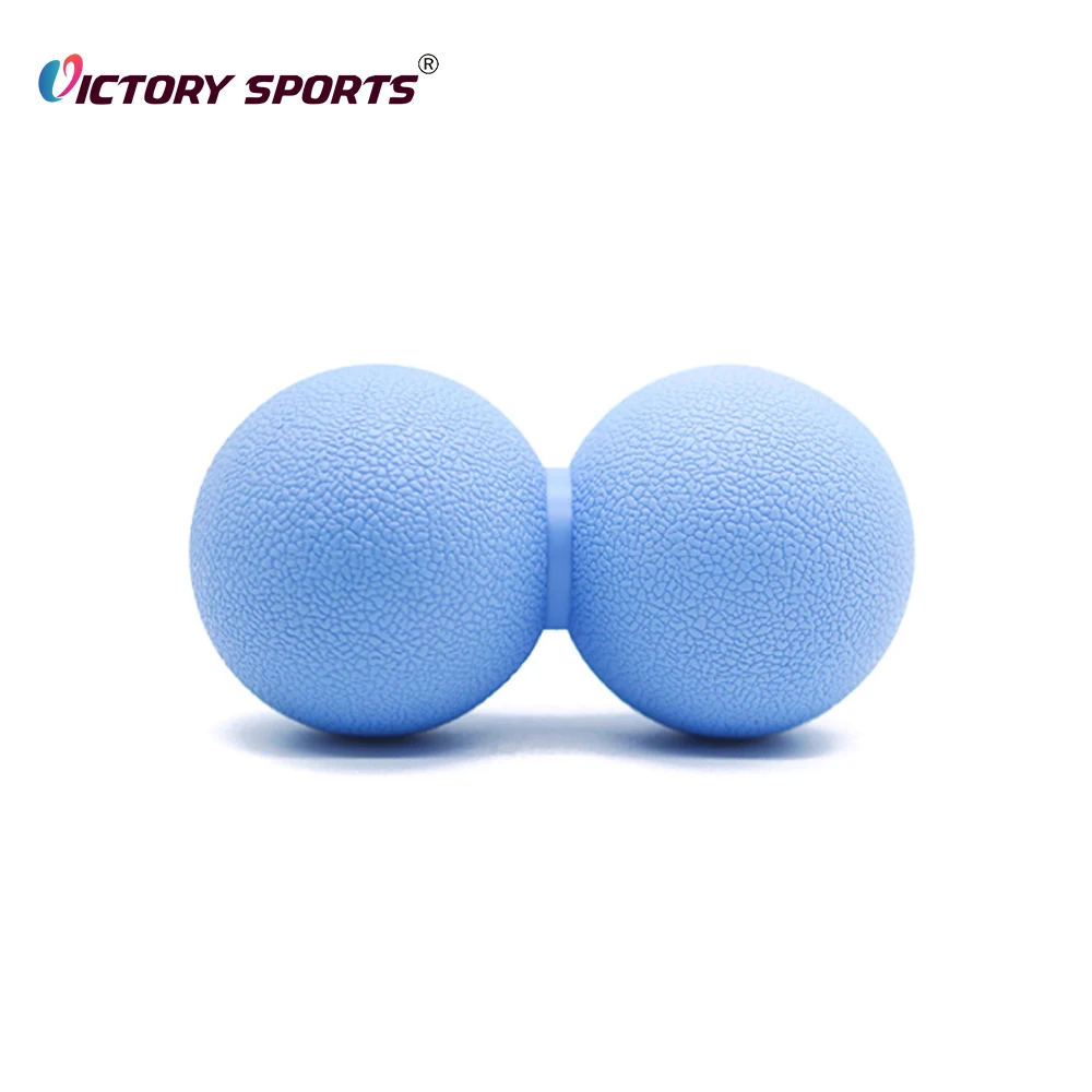 Factory direct yoga tpe peanut roller foot lacrosse massage ball