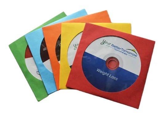 red green orange blue yellow black and white cd paper with windows sleeve
