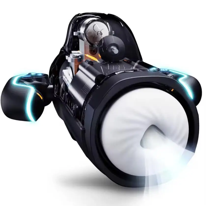 NEW Handheld telescopic sucking heating male masturbators with voice xnxxco Thrust Masturbation Cup men sax toys for Man sex%
