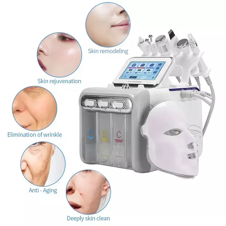 Hidrafacial Machine 7 en 1 Hydro Facial Machine Beauty Products Aqua Peel Clean Lifting Vacuum Face Cleaning Machine