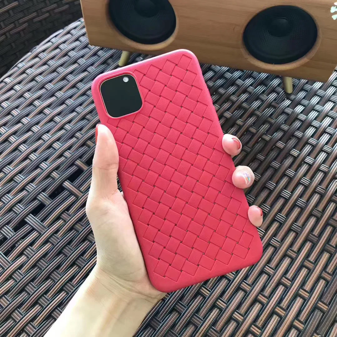 Wholesale Price Shockproof Weave TPU Mobile Accessories Phone Cases for iPhone 13 Pro / Nokia 2 3 8 5 / VIVO / OPPO / Motorola