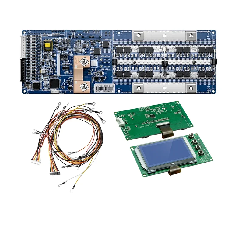seplos bms 24v 48v 200A 150A 100A 50A 13S 14S 7S NCM 15S 16S 8S Lifepo4 Lithium ion Battery Management system BMS and LCD Screen