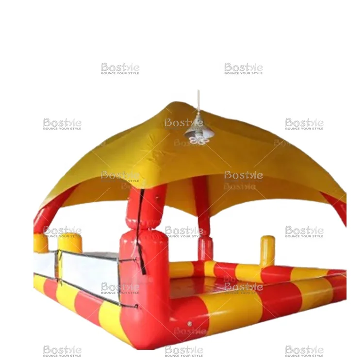Outdoor indoor pvc inflatable water pool large inflatable swimming pool inflatable pool with tent cover for kids play