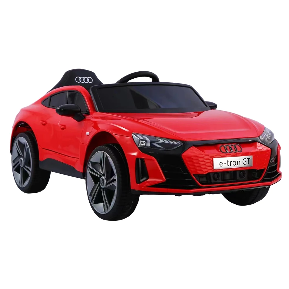 Оптовая цена дешевый лицензированный RS e-tron GT Детский Электрический радиоуправляемый двухмоторный Аккумулятор для автомобиля электромобиль