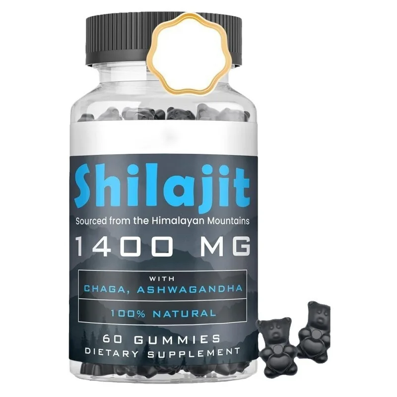 Private Label supplement naturel Himalayan shilajit extract Shilajit Supplement Gummies Improve immunity for men and women