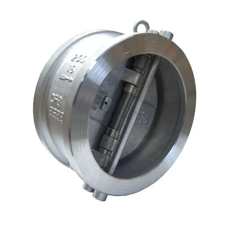 Stainless steel wafer type disc double plat PN16 check valve