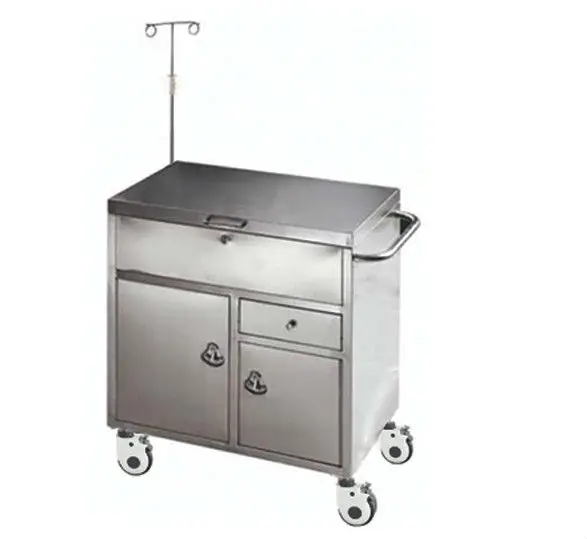 Hot selling  Clinic Emergency Treatment Medicine Trolley for patient