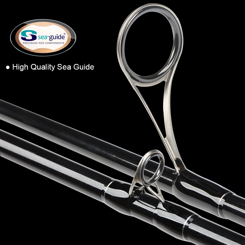 Spinpoler Pike Fishing Rod 2.4/2.5m Boat Spinning Rod Fast Medium Heavy Carbon Casting Rod For Big Fish Fishing Gear Manufacture