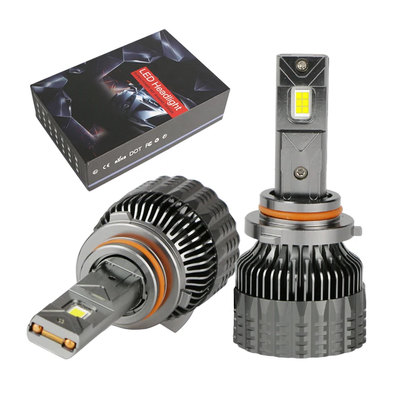 12V-24V 110W 8000LM F2 Led Headlight H4 H1 H7 5202 880 High Low Beam CSP Chip White Waterproof Headlamp