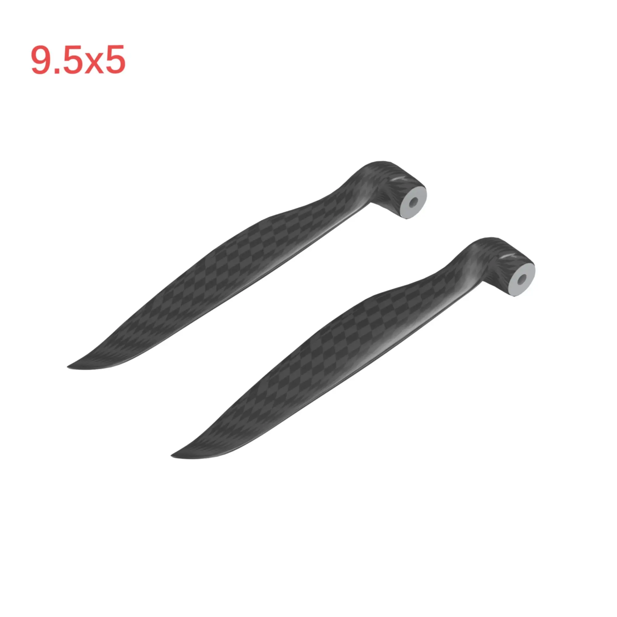 High Quality Control 9.5X5 Propeller For Rc Aircraft Folding Propeller With Clamp Used In Gliders Fixed Wing Models Drones