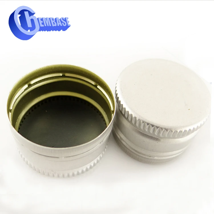 
Easy Open 28mm White Aluminium Caps for Glass Bottles 