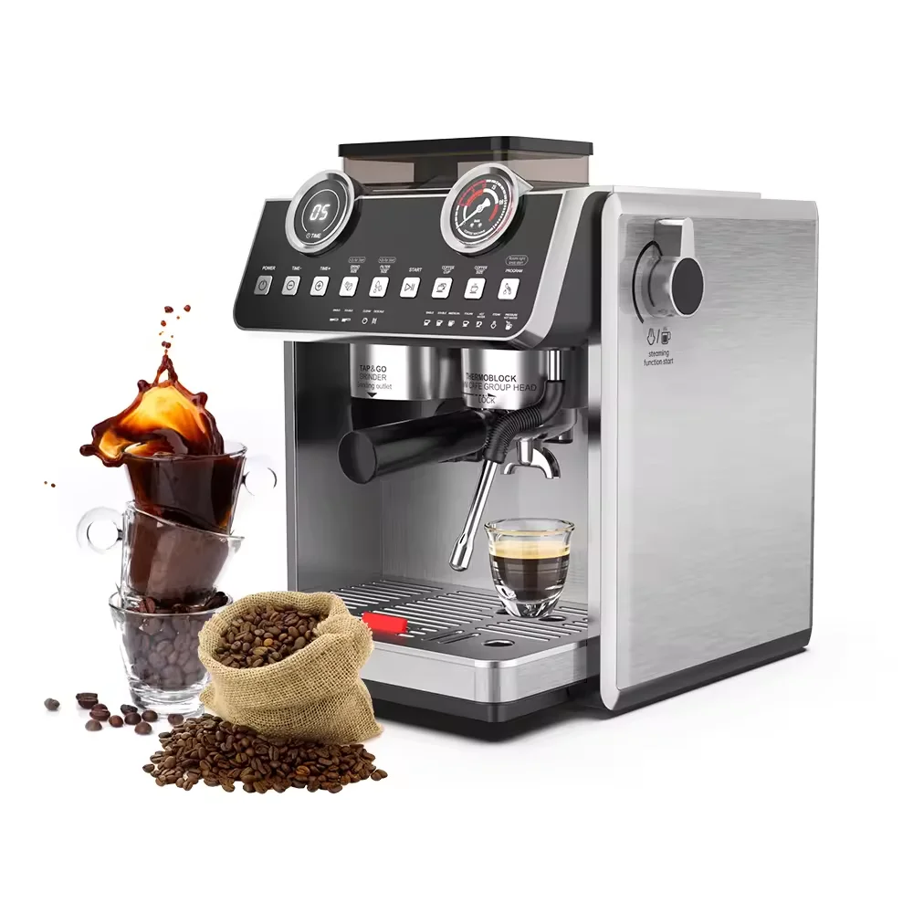 Wholesale full automatic professional coffee machine espresso express coffee maker Double Boiler Italian coffee machines