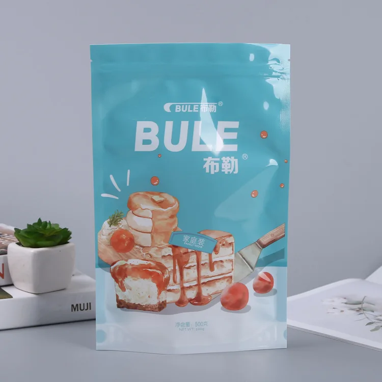 Custom Food Grade Stand Up Bag Plastic Pouch Spice Packaging Zipper Bags