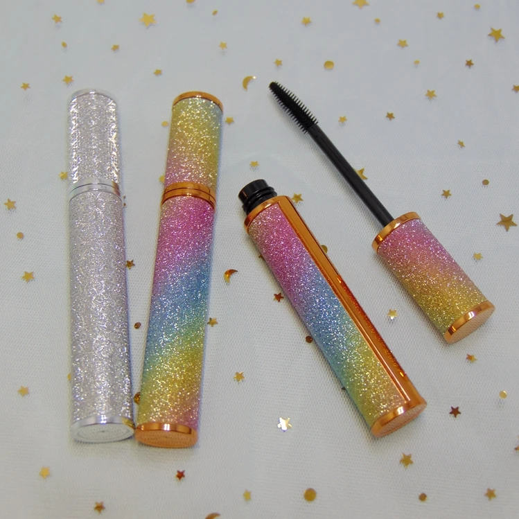 
luxury colourful eyelash tube cylindrical shape empty lipgloss tubes 