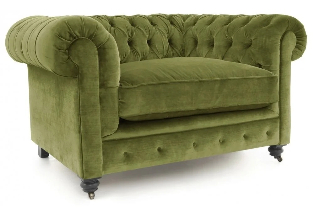  Промышленный и винтажный диван Chesterfield Европейский роскошный 1 сиделка бархатный мягкий Стеганный на колесах