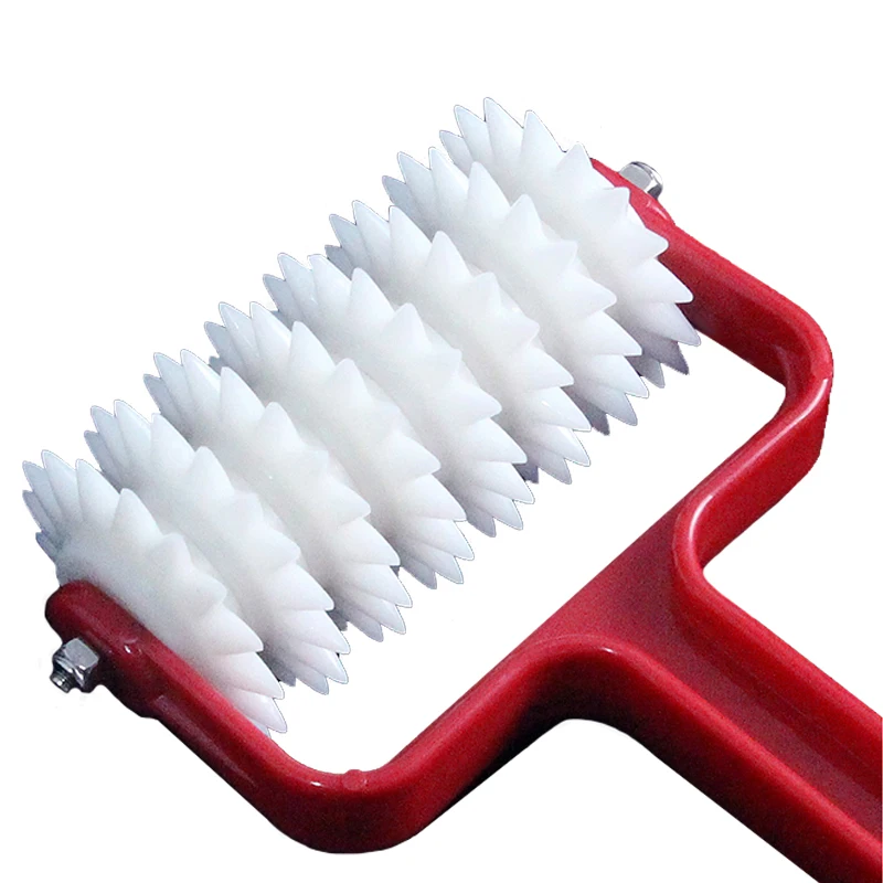 Premium Quality 8-Gear High Efficiency Rolling Pin Punching Machine Bread Pastry Dough Pizza Needle Roller Sheet