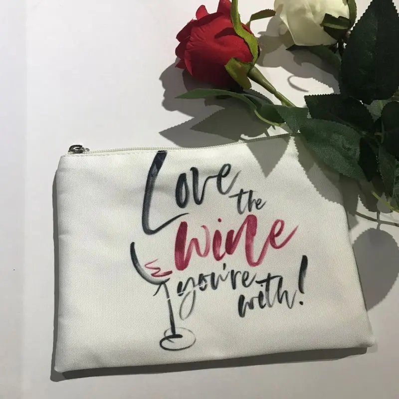 Original Set Calico Pencil Case Cosmetics Women Simple Brush Holder Custom Logo Cosmetic Personalised Travel Makeup Bag