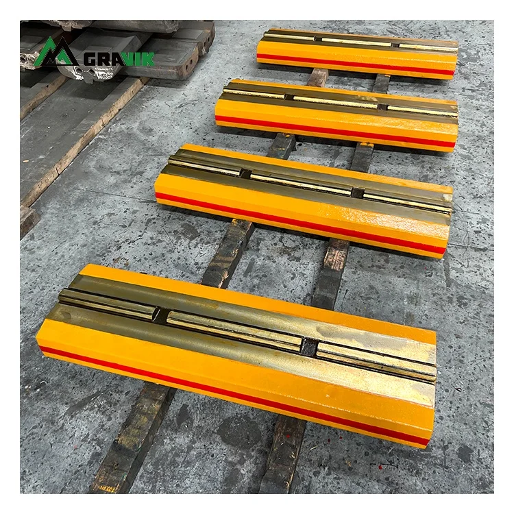 OEM Quality Customized Material Casting Impact Crusher Parts Hazemag Kleemann Blow Bar