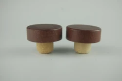 Wooden caps synthetic cork bottle stopper, lids, bottle caps, closures
