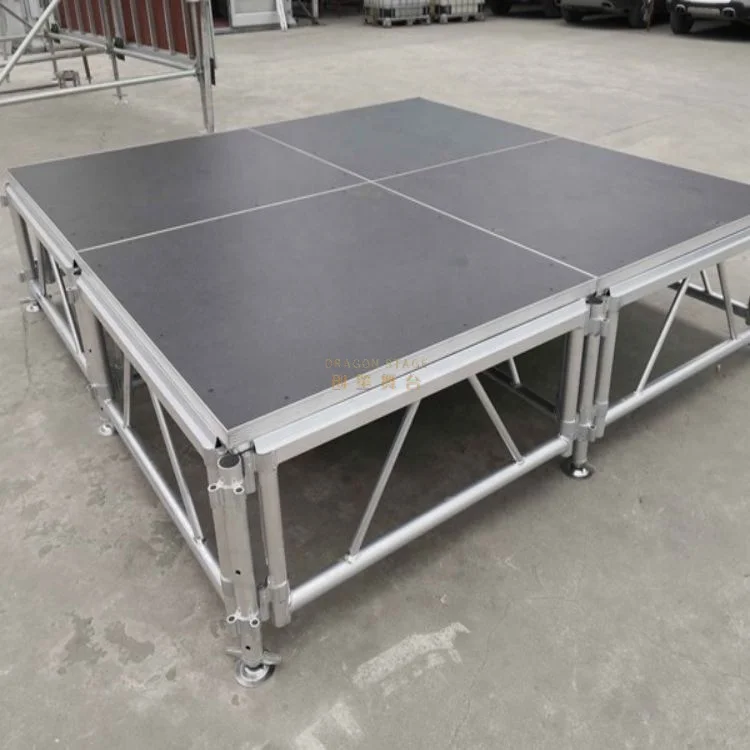 Decoration Aluminum Alloy 1.22m Removable Stage 18mm Platform