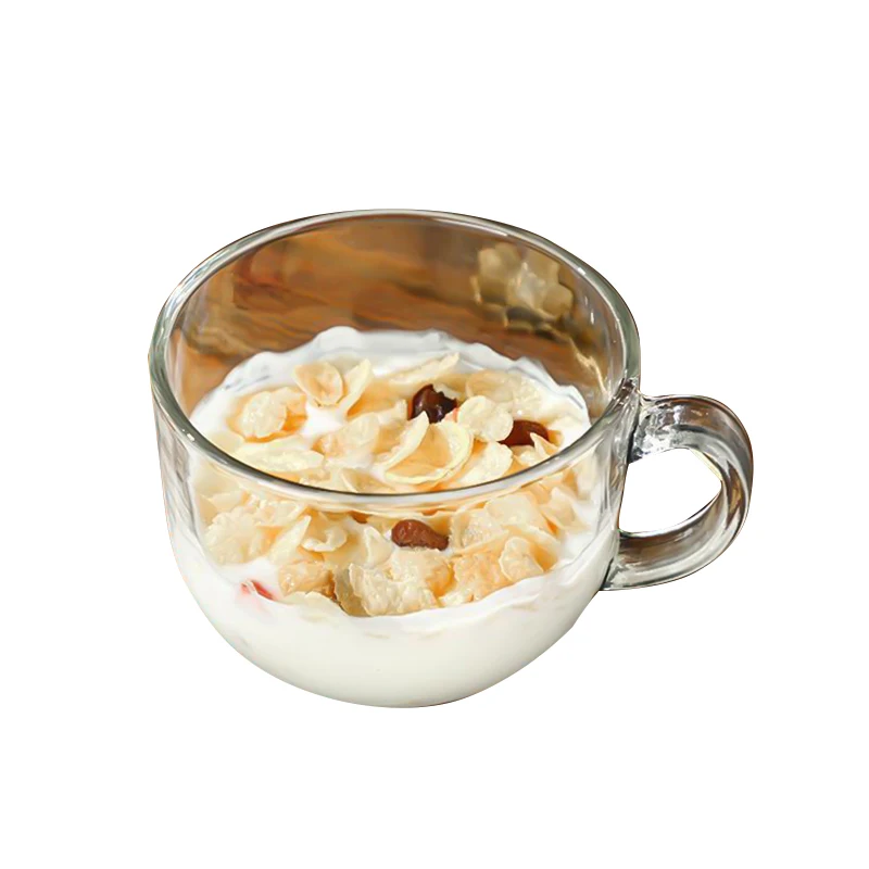 Кружки Tazas Vaso De Vidrio Tasse En Verre Настраиваемые чашки для кофе чая чашка завтрака прозрачная вода кружка хлопьев стеклянная чайные