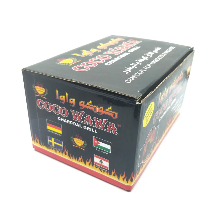 Round Quick Light Incense Shisha Hookah Coconut Charcoal Shisha Coal