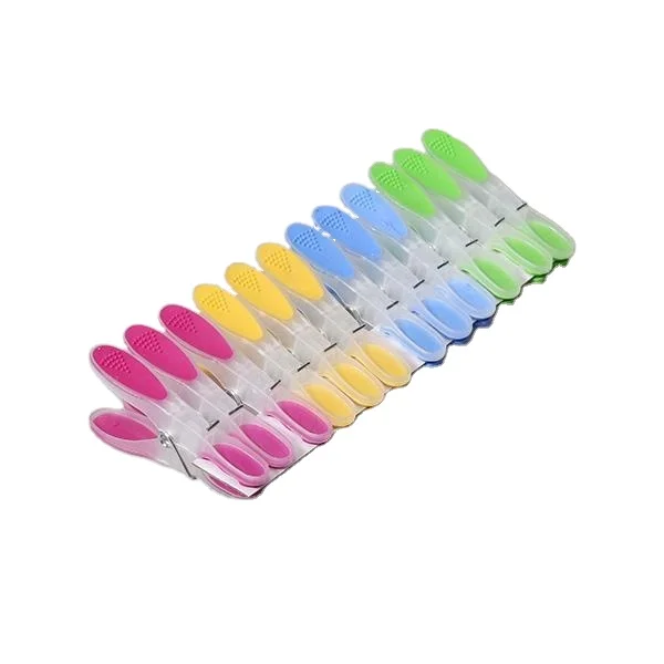 Plastic Clothespins Laundry Clips Soft Grip Pegs Clothes Line Clips