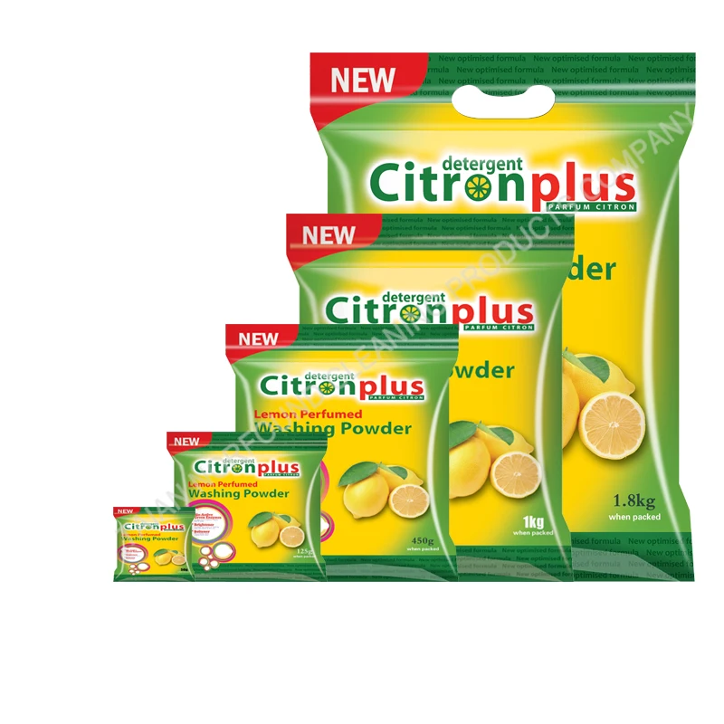 Big volume laundry detergent powder in pack from shandong