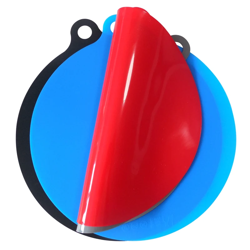Kitchen Utensils Heat Insulated Pad Round Cooktop Protector Mat Household Silicone Induction Cooker Mat Opp Bag Europe