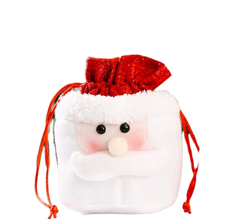 Custom Christmas Cartoon Tote Bag Gift Bag Christmas Children Candy  Apple Bag Christmas Ornaments