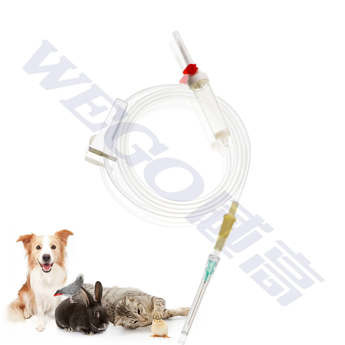 WEGO Veterinary iv infusion set parts iv styler types of peripheral iv catheters