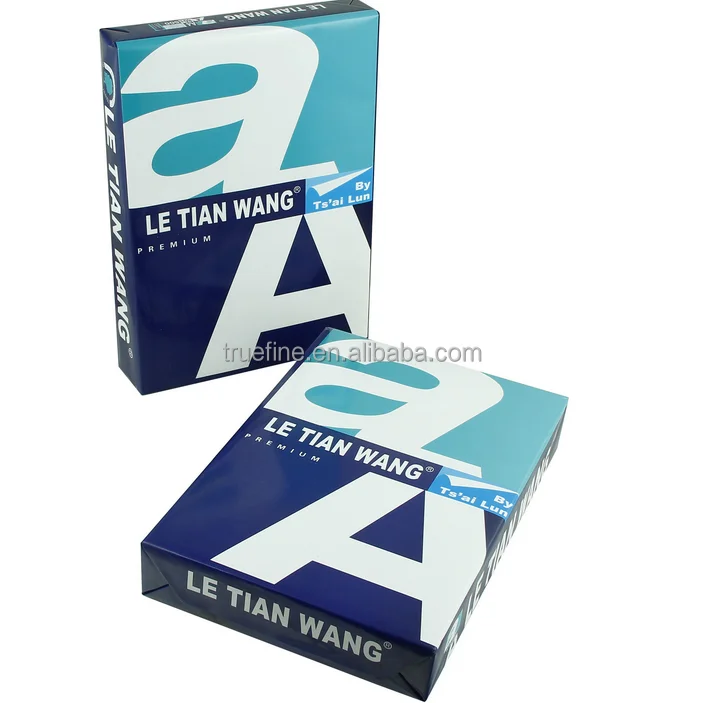 White A4 Paper, 20 lb Copy Paper (210mm x 297mm) - 1 Ream (500 Sheets) Made in China