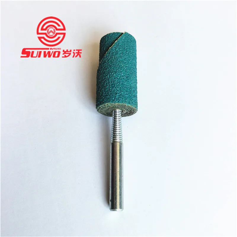 Factory Direct Sale Cone cylindrical Sand Cloth Polishing Head Grinding Abrasive Wheel With Shaft quick change Flap Disc