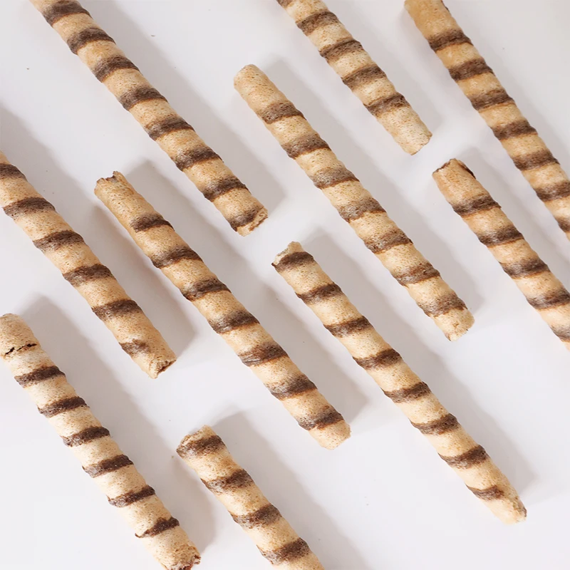 Chocolate flavored color di roll egg roll office internet celebrity casual cake baking dessert decoration biscuit 40g