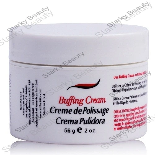 Professional Nail Care Buffing Buffer cream Polishing Wax Cream Pink 50g