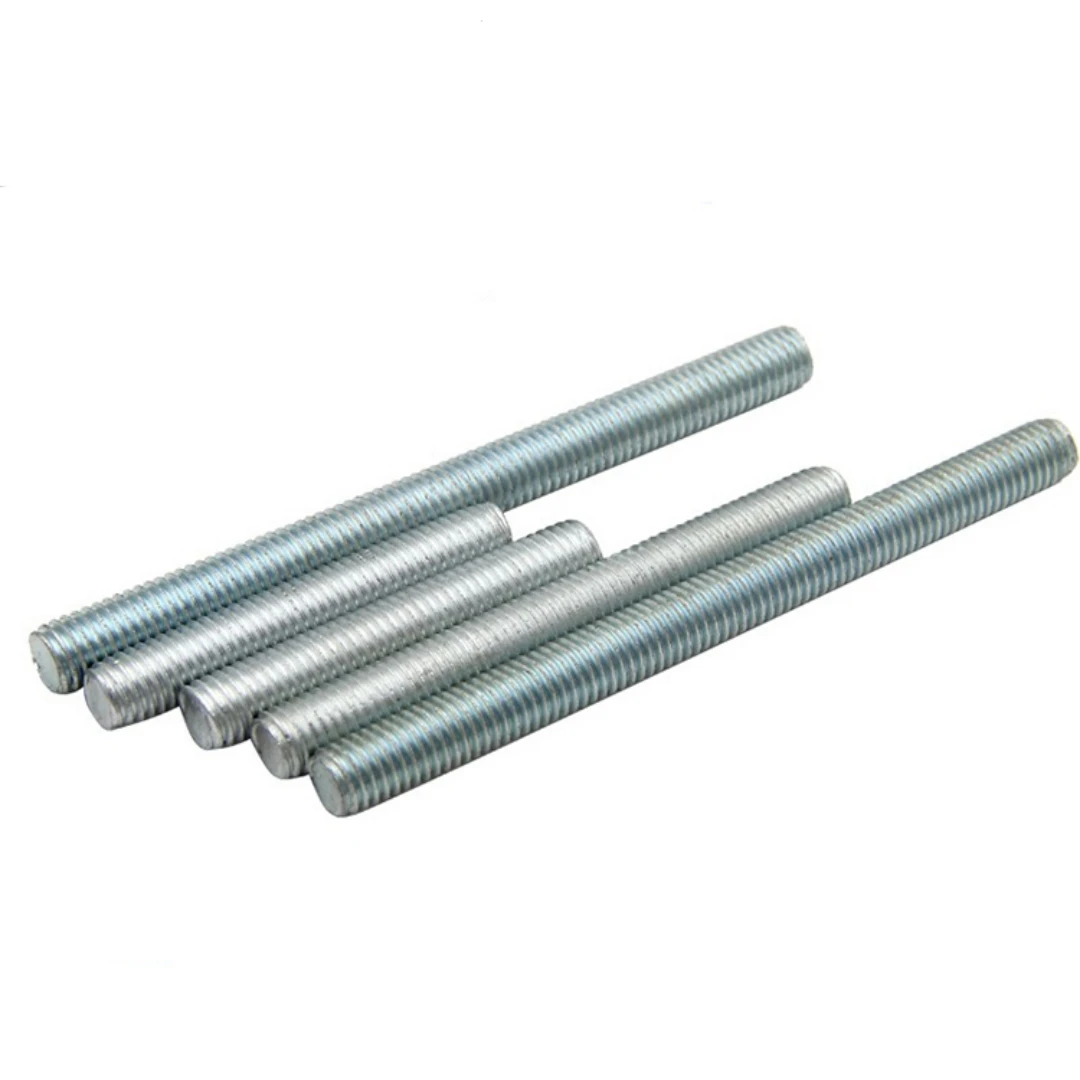 High quality double end stud bolt  1/2 3/4 5/8 threaded rods