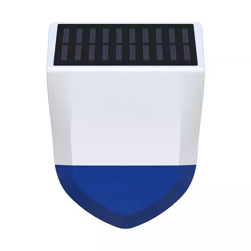 Tuya Zigbee Wireless Outdoor Waterproof Solar Battery Powered Smart Security Fire Alarm Siren Speaker Buzzer 95db With Usb
