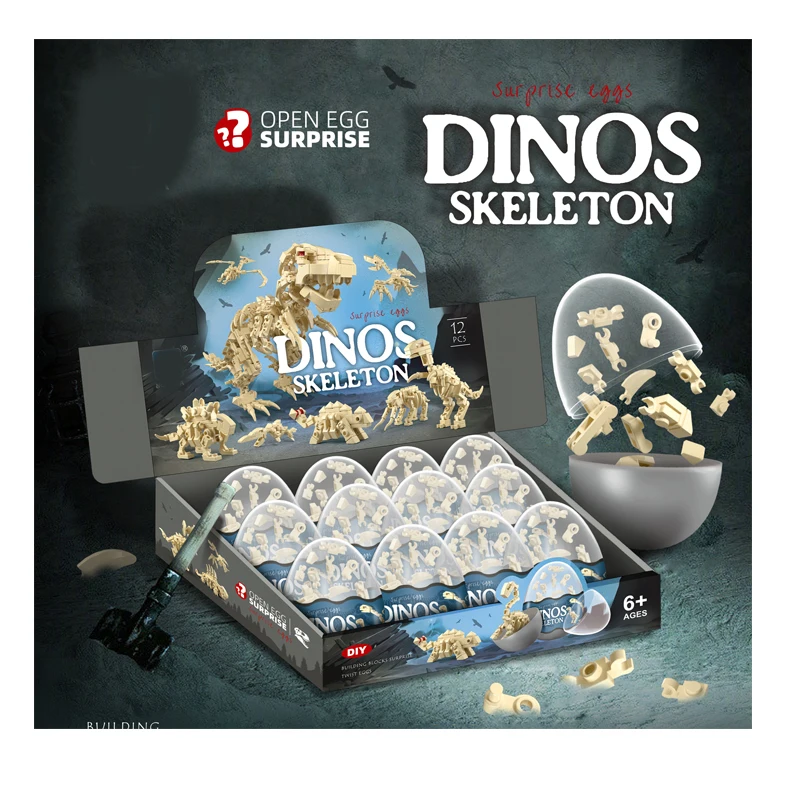 Shantou factory dinosaur  building blocks mini building blocks toys  figures building blocks boy toys